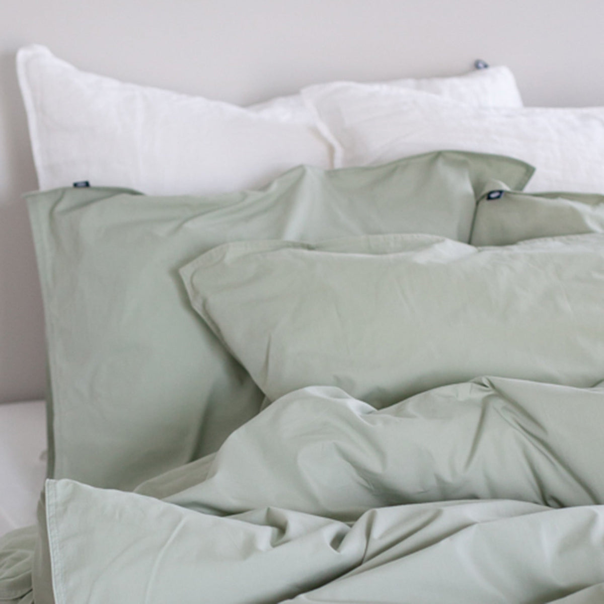 Percale-pussilakanasetti | salvia