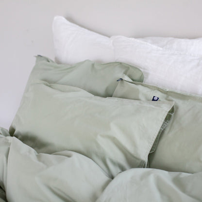 Percale-pussilakanasetti | salvia